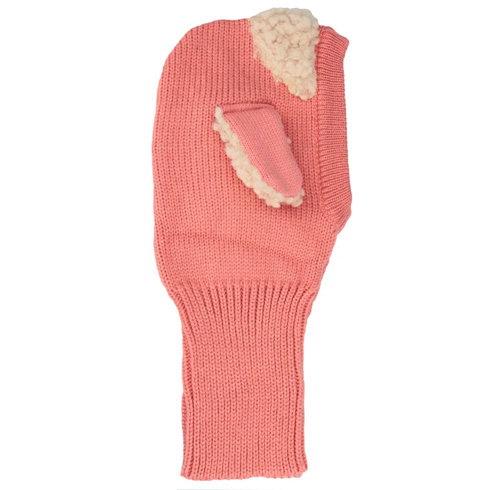 Милая зимняя детская вязаная шапка для девочек и мальчиков шапки с ушками щенков