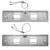 Impermeabile Europeo Auto Car License Plate Frame LED della Macchina Fotografica di Backup Automobili Numero Piastra di Supporto Della Staffa di Parcheggio di Rearview Cam