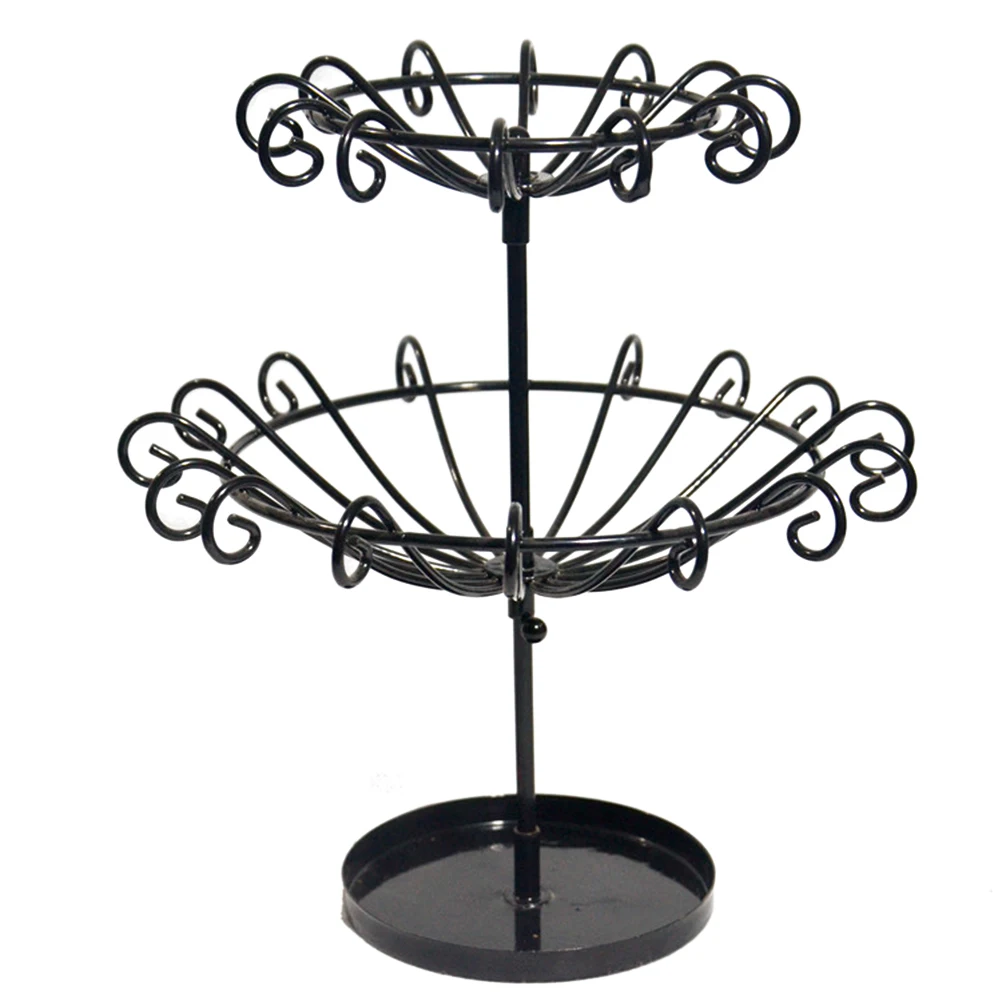 

1Pc Iron Jewelry Rack Organizer Stand Holder Tower Display for Bracelet Necklace Earring