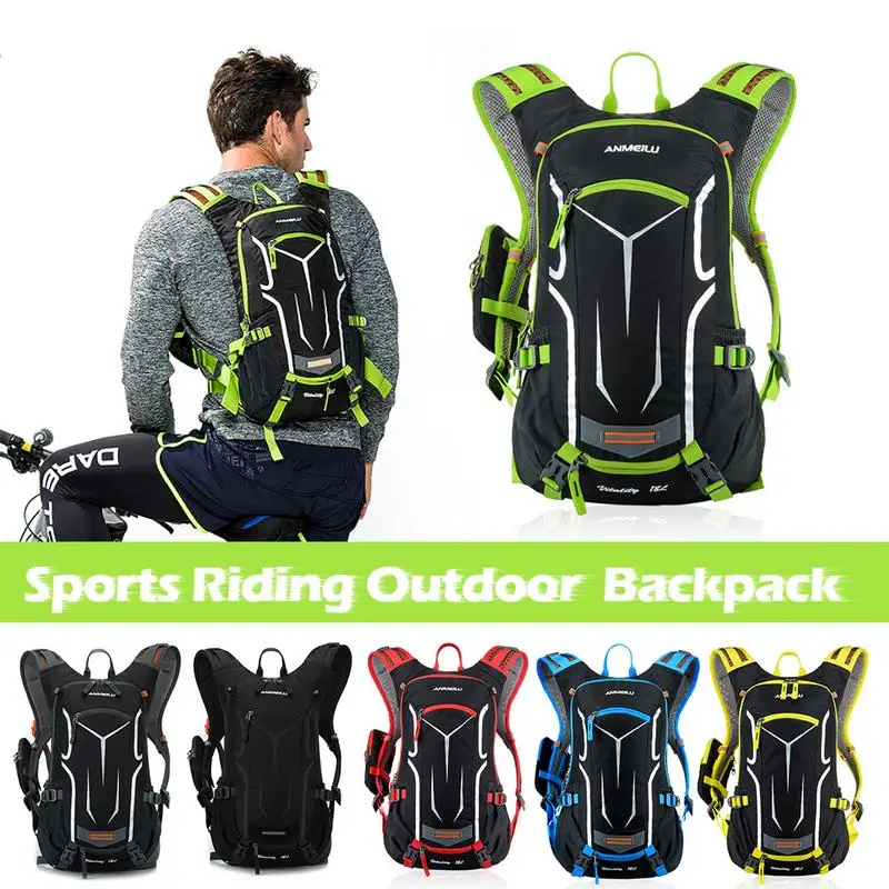 

18L Climbing Backpack Bag Sports Bicycle Bag Rucksack Hydration Waterproof Bag Pouch Bulletproof Cover Set Mochila Brompton