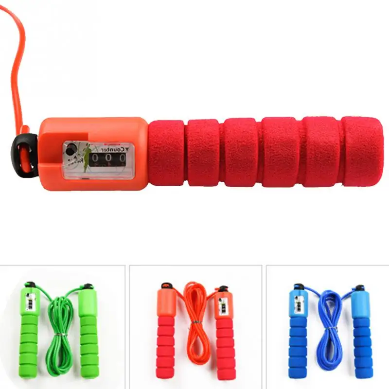 

Jump Ropes with Counter Sports Fitness Adjustable Fast Speed Counting Jump Skip Rope Skipping Wire
