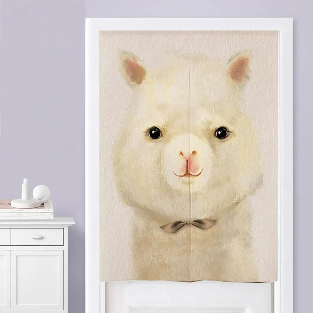 Прочный практичный милый животный узор бытовой занавес двери|Занавеска| |