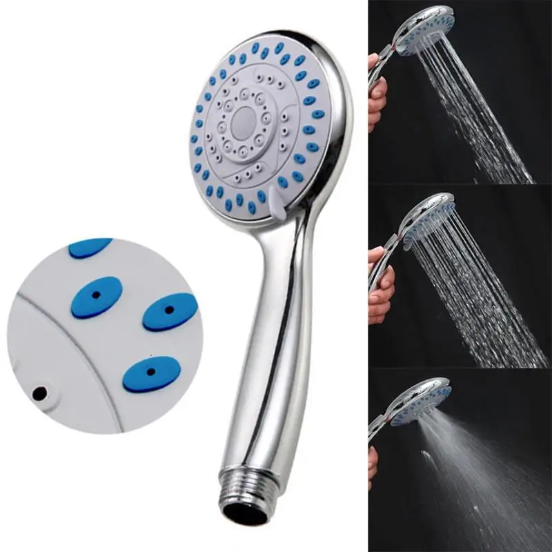 

Universal 3 Modes Functional Chrome Handheld Bathroom Shower Head Spray Spout Handset