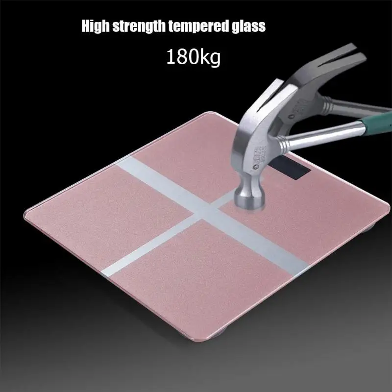 Goedkoop 180 kg Hoge Precisie Lichaamsvet Schaal Smart Elektronische Digitale LCD Temperatuur Display Body Weegschaal Balance