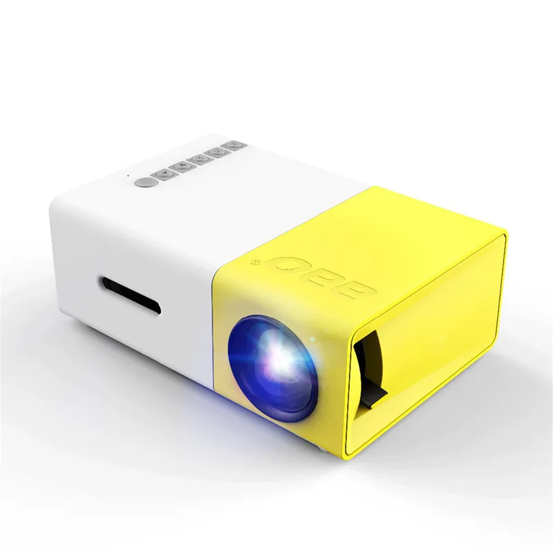 Светодиодный ЖК проектор CLIATE YG 300 400 600 люмен 320*240 800:1 поддержка 1080P портативный