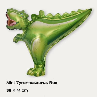 

Mini Green Dinosaur Foil Balloon Happy Birthday Ballon For Jurassic Dino World Decorations Jungle Party Supplies Boys Toy Globos