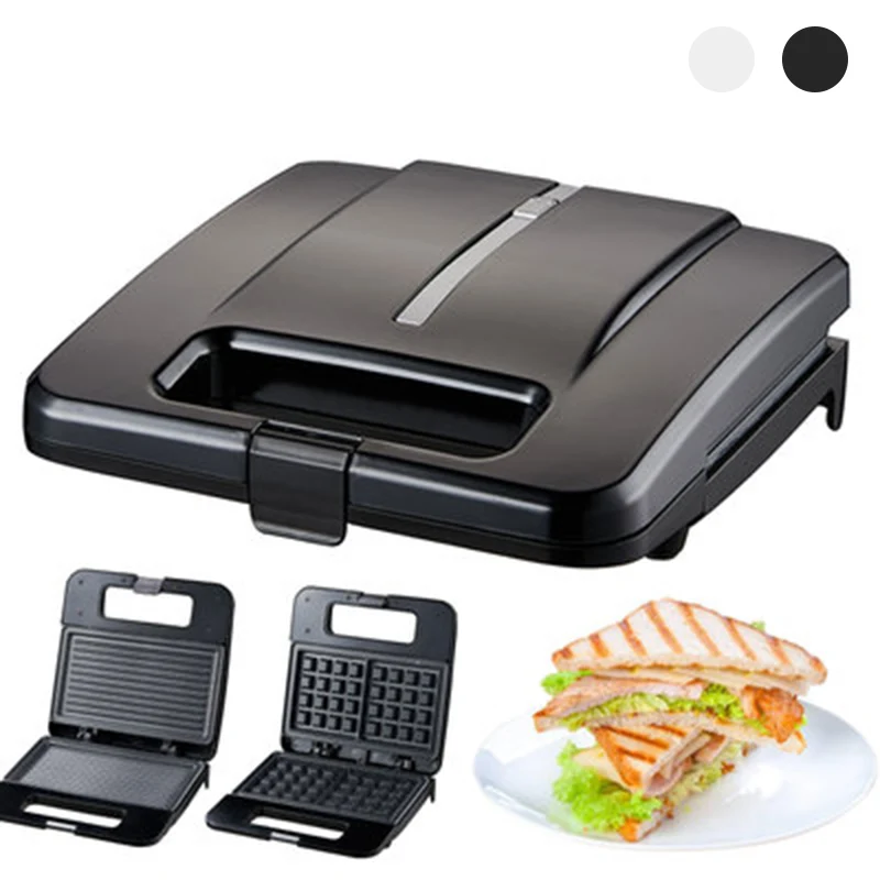 

Electric Automatic Breakfast Maker Machine Non-stick Sandwich Waffle Beaf Steak Frying Plate WXV Sale