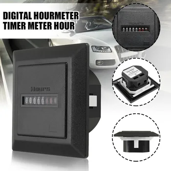 

Timer Square Counter Digital 0-99999.9 Hour Meter Hourmeter Gauge 0.3W AC220-240V / 50Hz AC