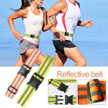 Хорошее качество портативный высокое Eelastic светоотражающий пояс унисекс с подсветкой пояс для ночного спорта держать безопасность полезное оборудование