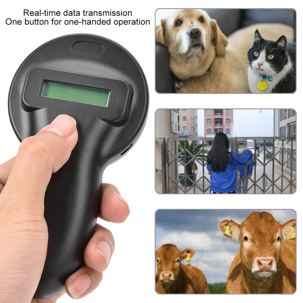 WS250 Rfid считыватель ушных бирок портативный микрочип для домашних животных сканер