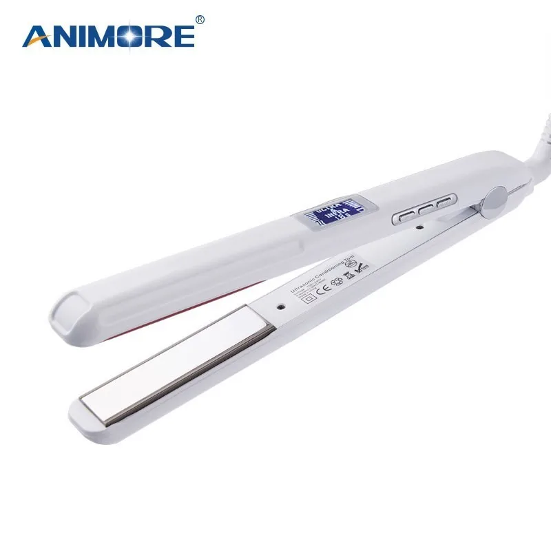

ANIMORE Ultrasonic Infrared Hair Care Tool Hair Iron Keratin Treatment Argan Oil Recover Damaged Hair Smooth Treatment Iron