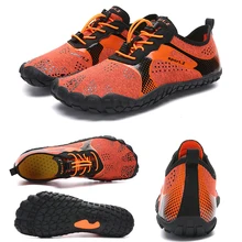 Легкий мужские пляжные тапочки Для женщин дышащая пляжная обувь дайвинг серфинг речной поход Водонепроницаемая Обувь Для Пеший Туризм Фитнес спортивные