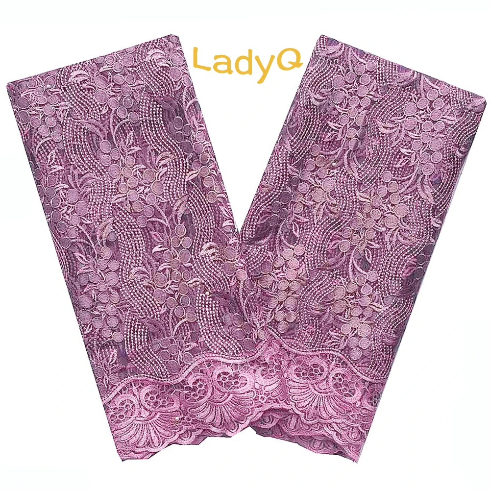 LadyQ королевский синий французский тюль кружевная ткань высокого качества