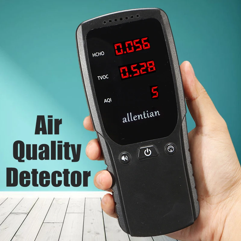 

Digital Handheld Home Formaldehyde Detector HCHO TVOC AQI Meter Air Gas Quality Tester Professional Benzene Testing Instrument