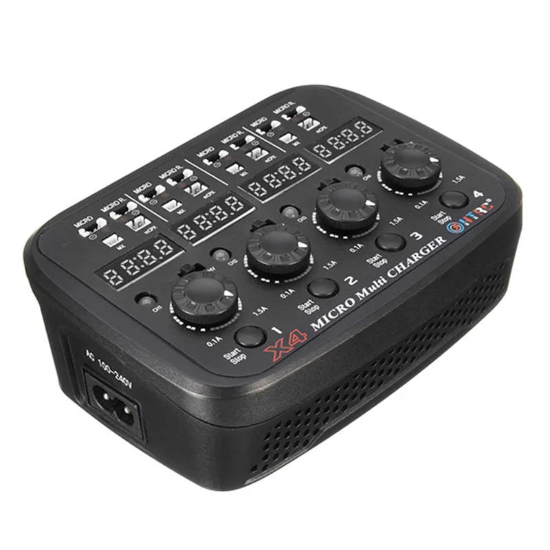 HTRC X4 микро мульти AC/DC 24 Вт 1.5A 1 ячейка S 3 7 V Lipo зарядное устройство lihv для RC