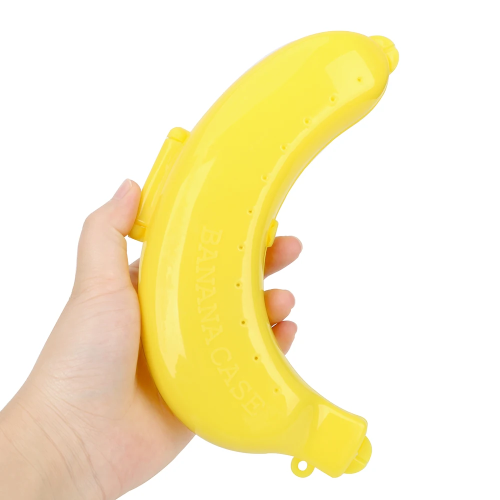 HOOMIN Banana Protector Box Banana Case Multifunctional Plastic Lunch Container Kitchen Tool Outdoor Lunch Fruit Storage Box