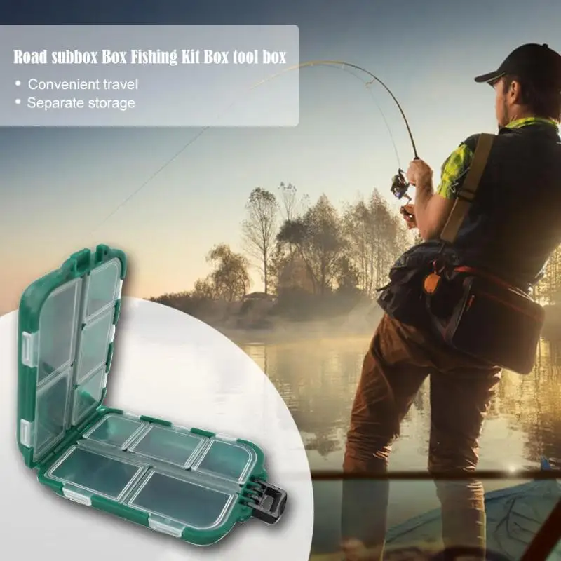 Multi-grids Waterproof Fishing Tackle Boxes Lure Bait Hook Storage Case Outdoor Fishing Tackle Boxes Fishing Tools