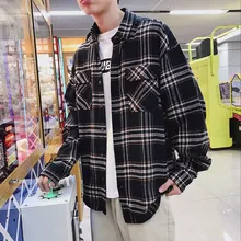 Новая свободная рубашка в китайском стиле с длинными рукавами, Повседневная Молодежная тренвечерние для