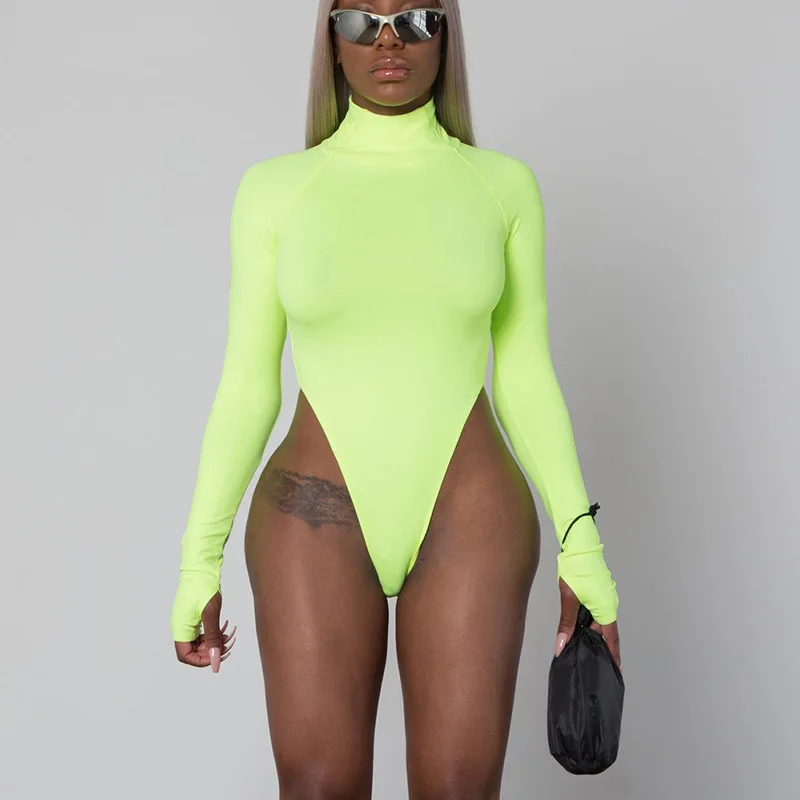 Snap buttons fall 2018 overalls for women jumpsuit sexy knitted bodycon romper  turtleneck bodysuit long sleeve overalls
