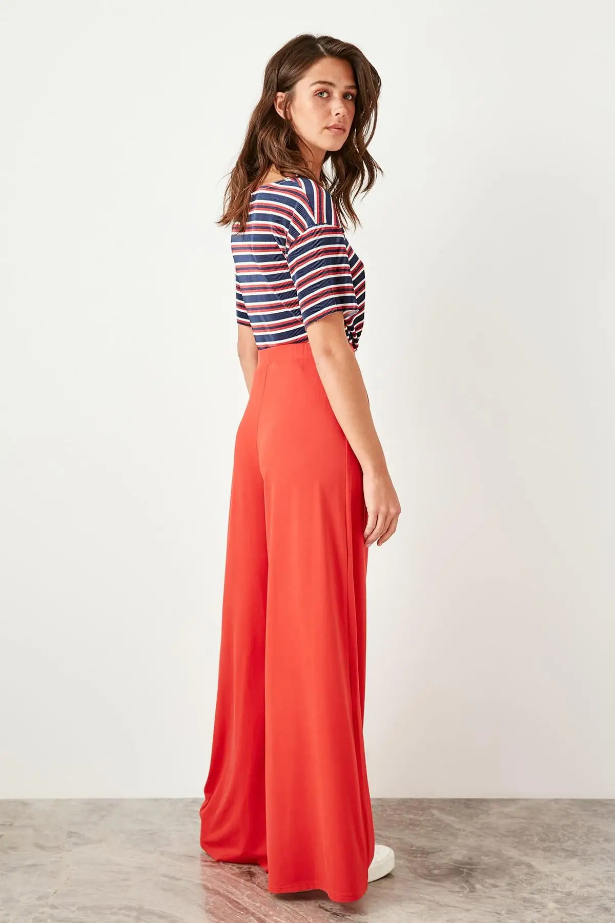 

Trendyol Red Bol Cutout Knitted Pants TWOSS19DU0155