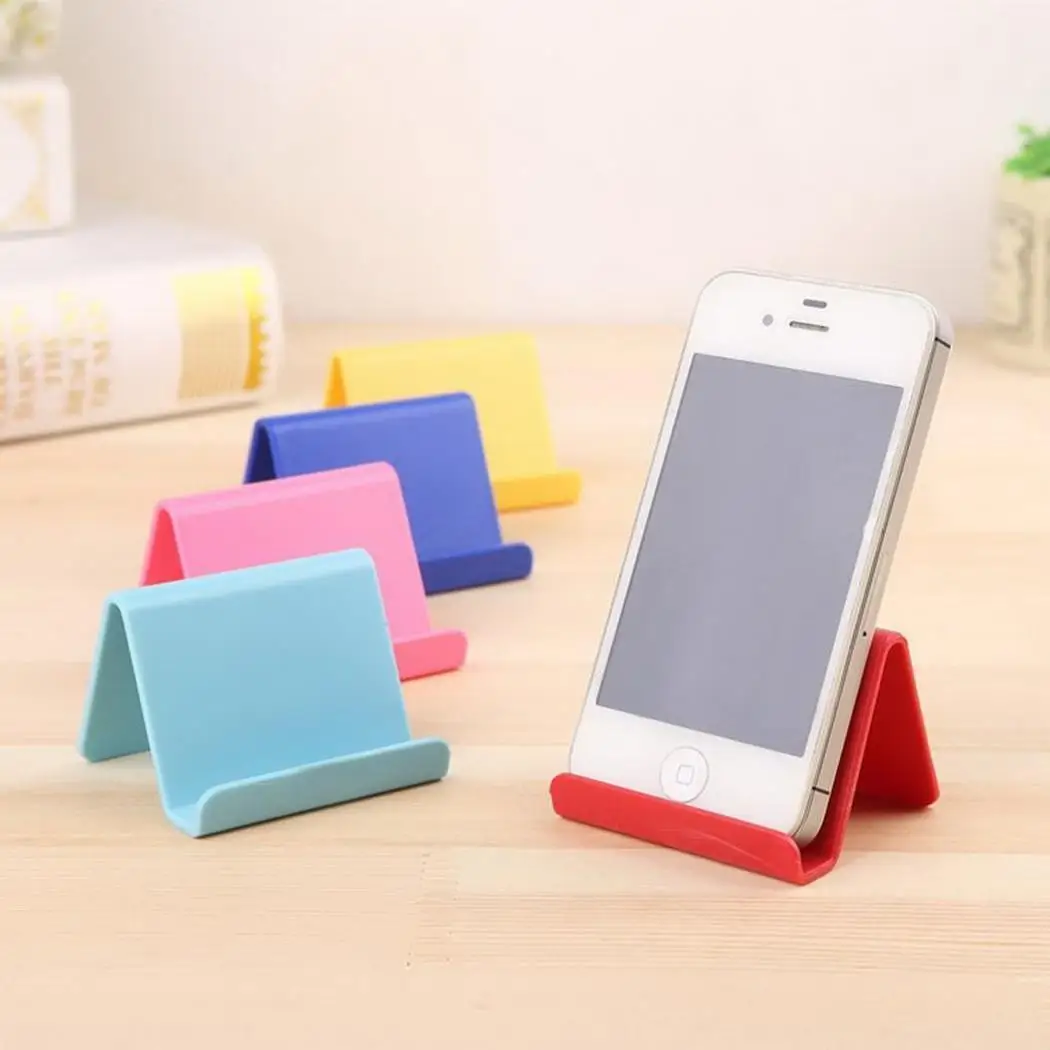 

Portable Creative Mobile Phone Bracket Cell Phone Made of optimal plastic, light and durable. Desktop Holder