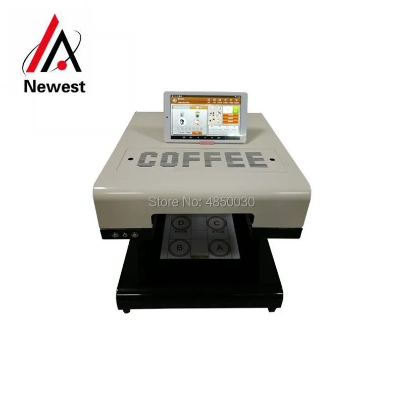 Low Price 4 Cups Coffee Printing Machine For Coffee And Cake,printing