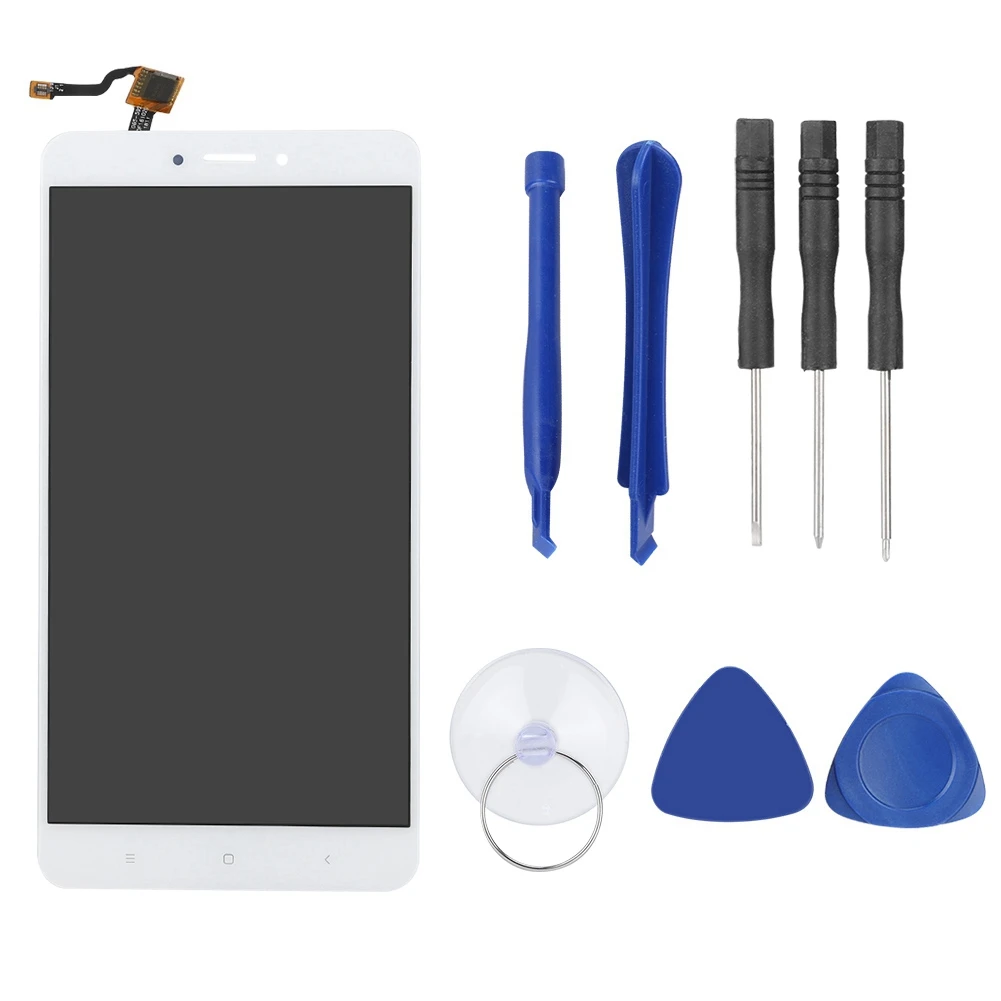 Mobile Phone Assembly LCD Phone Screen with Removal Tool for RED MI4 White High Quality