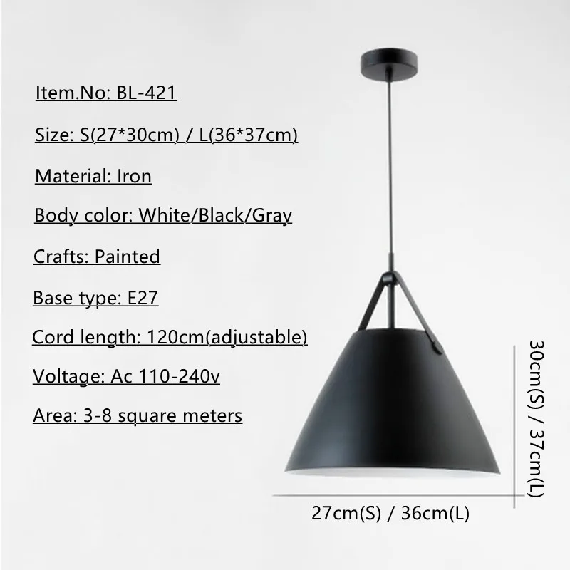 Минималистичный подвесной светильник в скандинавском стиле, светильники для столовой, кафе, белый, черный, серый, люминесцентный, светодиодный подвесной светильник, Lamparas Colgantes