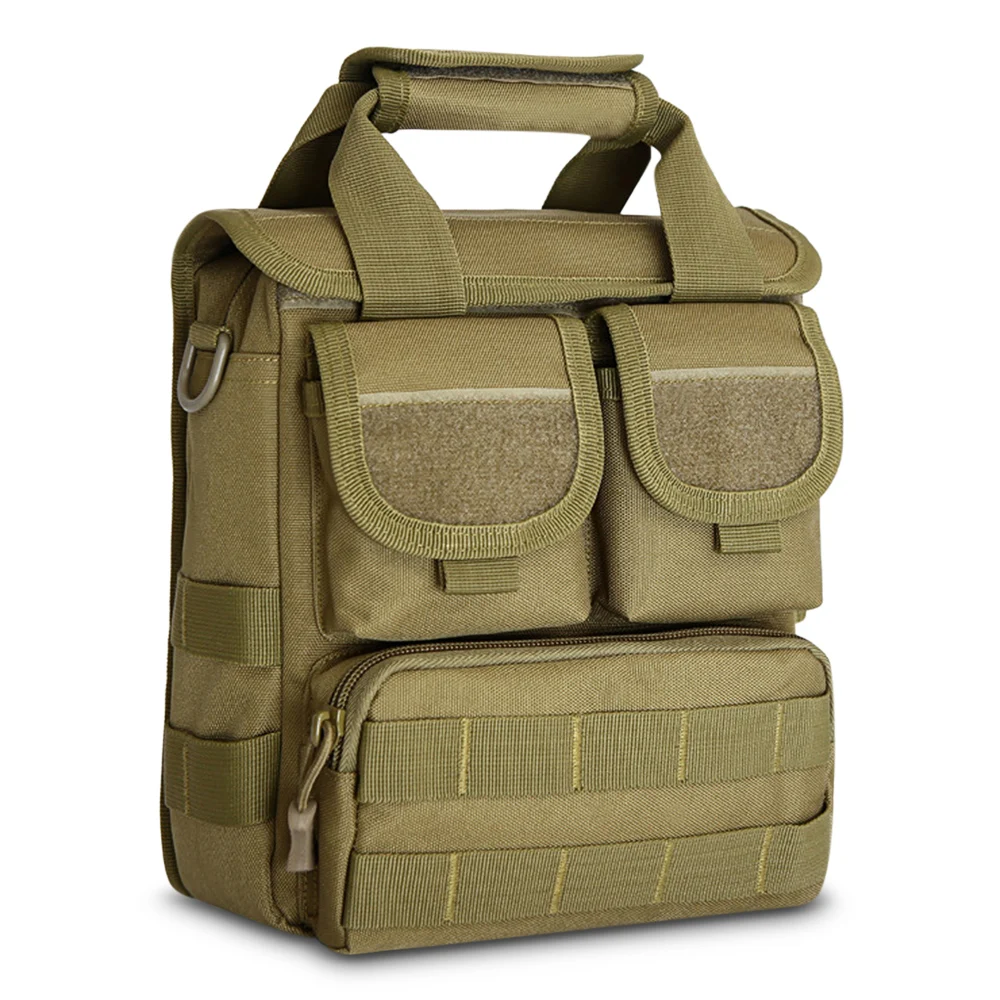 Di Spalla Portatile Impermeabile Backpack Nylon Libero Militare Sacchetto light Khaki Dello Del Black Esterno Backpack Computer Borsa Tattico Zaino Della Cavaliere Messaggero Multifunzionale PFw7Iwqx