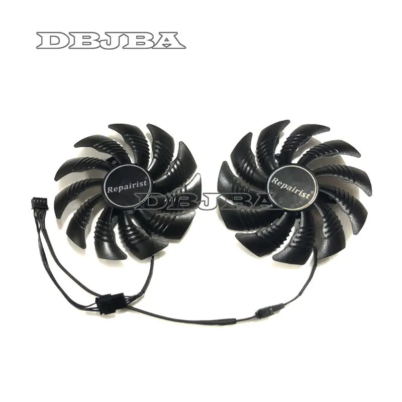 88mm T129215SU Graphics Card Cooling Fan For Gigabyte GeForce GTX 1050 Ti RX 480 470 570 580 GTX 1060 G1 1 pair Gaming Coolers