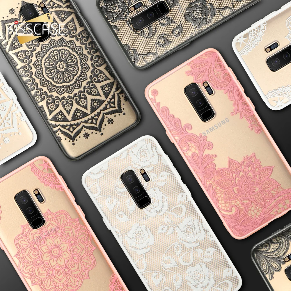 KISSCASE Floral Case For Xiaomi Redmi 4X 4A 5A 5 Plus S2 6 6A Note 3 4 Pro Mi A1 A2 5X 6X TPU+PC Back Cover |