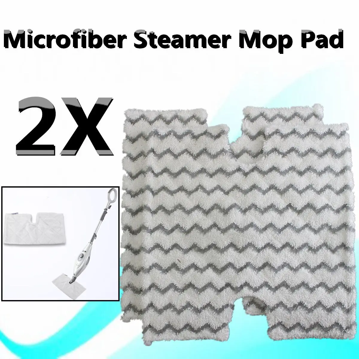 

2 Replacement Mop pads pack for the Shark Genius Steam Mop