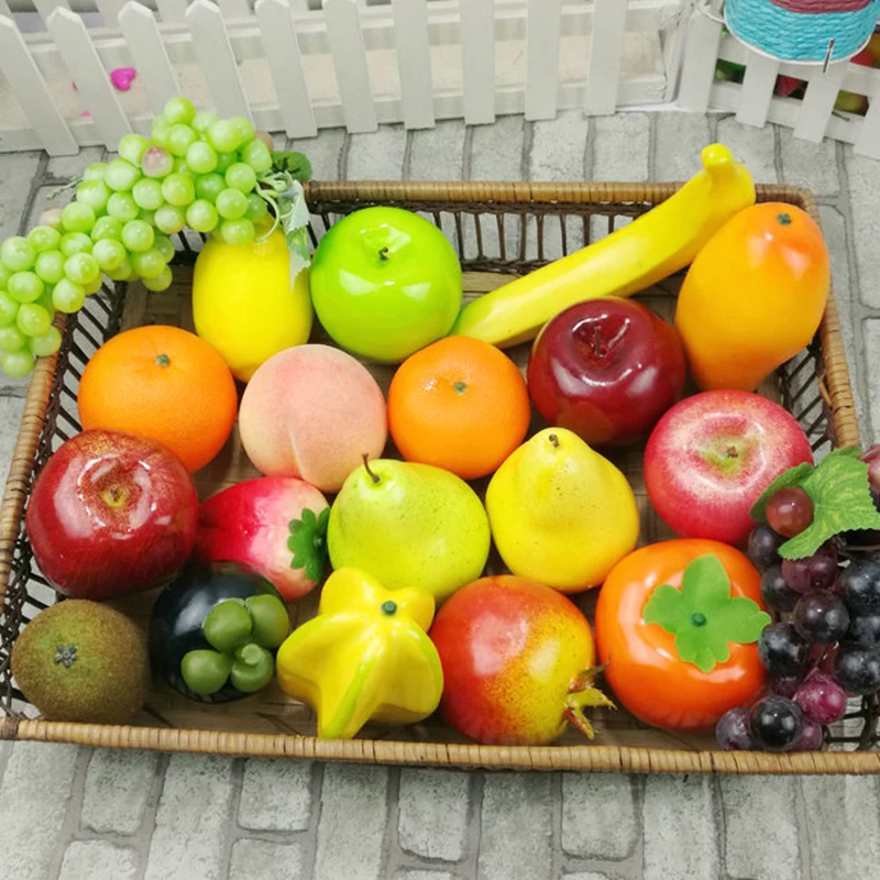 

Plastic Foam Lifelike Simulation Fashion Wedding Party Props 1pc Hot Artificial Child Education Fake Fruit Vegetable