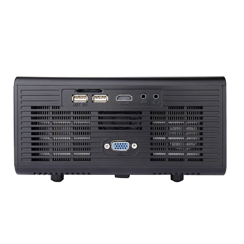 LEROY LED Mini Portable 2300 Lumens Full HD Projector 800 * 480 Native Resolution WIFI SDcard Projector for Home Theater