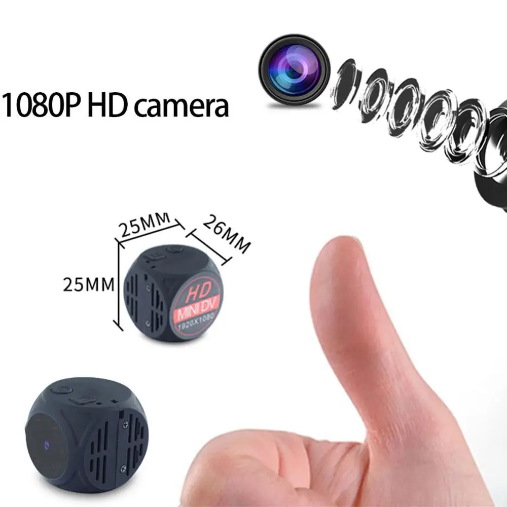 

Mini Camera 1080P HD Mini Sport DV Infrared Night Vision Camera 5MP Monitor Video Recorder CMOS Battery Mini Camcorder