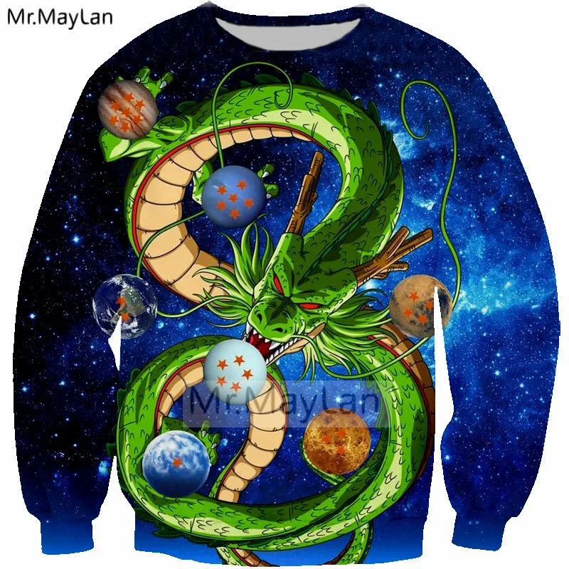 Classic Anime Dragon Ball Z Goku 3D Printed Sweatshirts Men/women Hiphop Streetwear Hoodie Spring 90s Boys Kawaii Coat Clothes