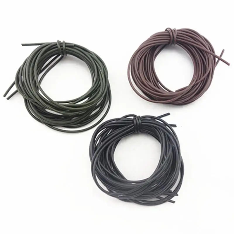 

3Pcs/Set 1M Carp Fishing Gear DIY Silicone Soft Rigs Tube Sleeve Pretend Fishing Lines For Carp Fishing Tackles Accessories Tool