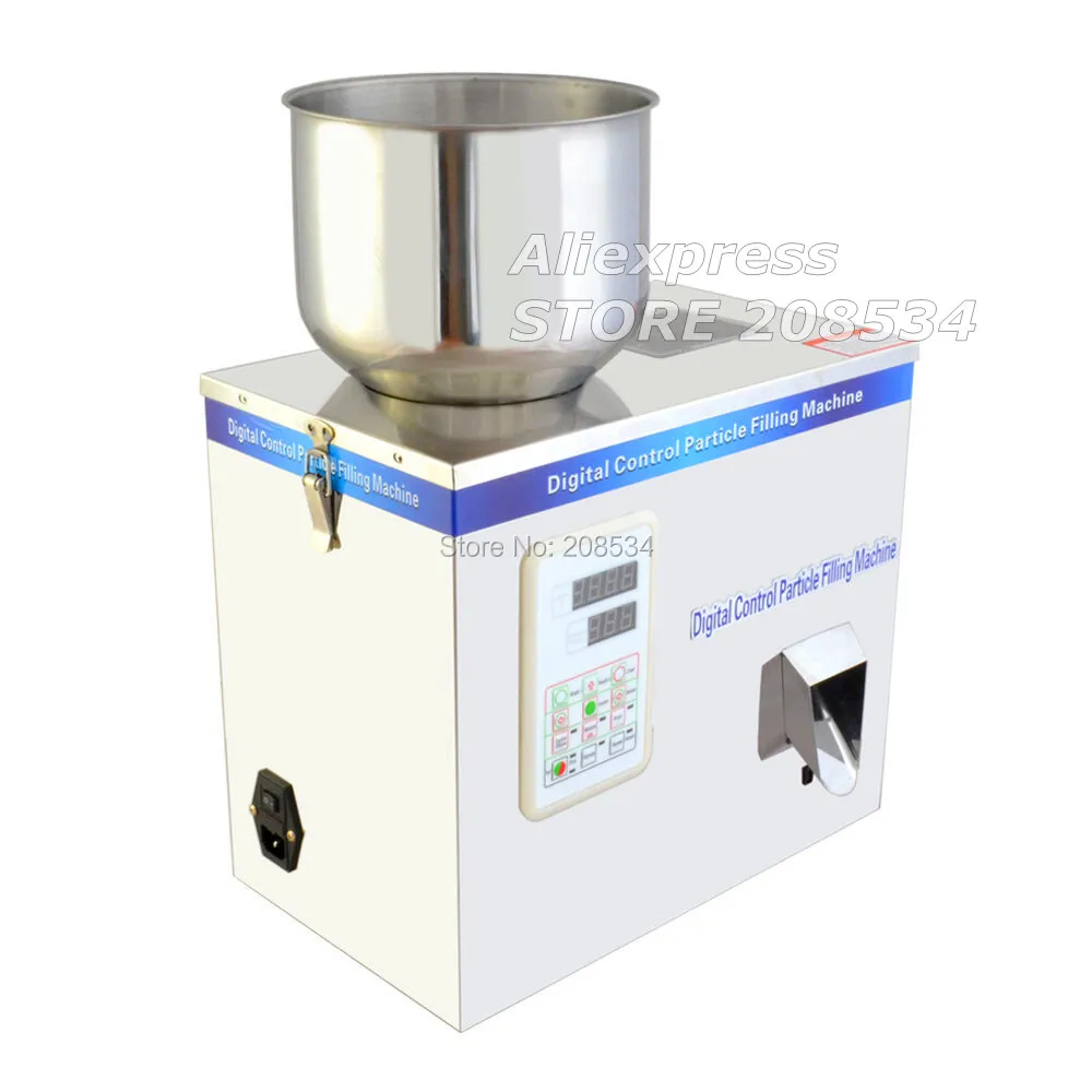 Lowest Factory Price Food racking machine Granular powder medicinal food weighing filling machine seed salt filler 25g