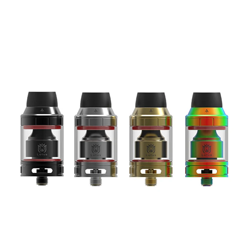 

Hugsvape Lotus 24mm RTA Rebuildable Tank Atomizer 2ml Capacity With Derlin Drip Tip