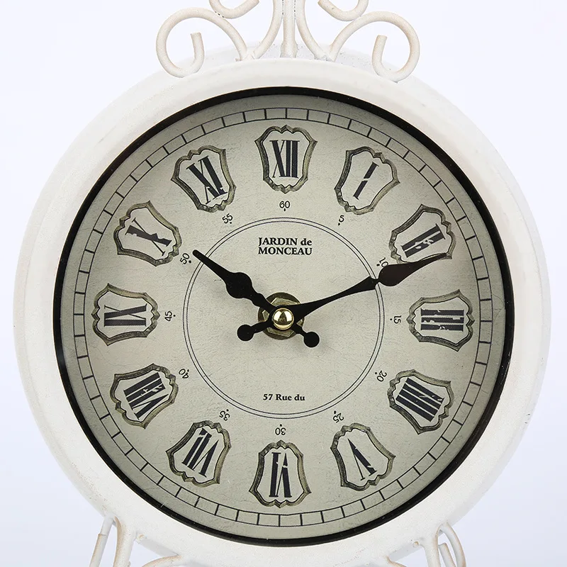 Portable Cute Silent Mini Round Alarm Clock Desk Table Home Bedside Kids Adults Travel Decor Fashion Classic Vintage Europe