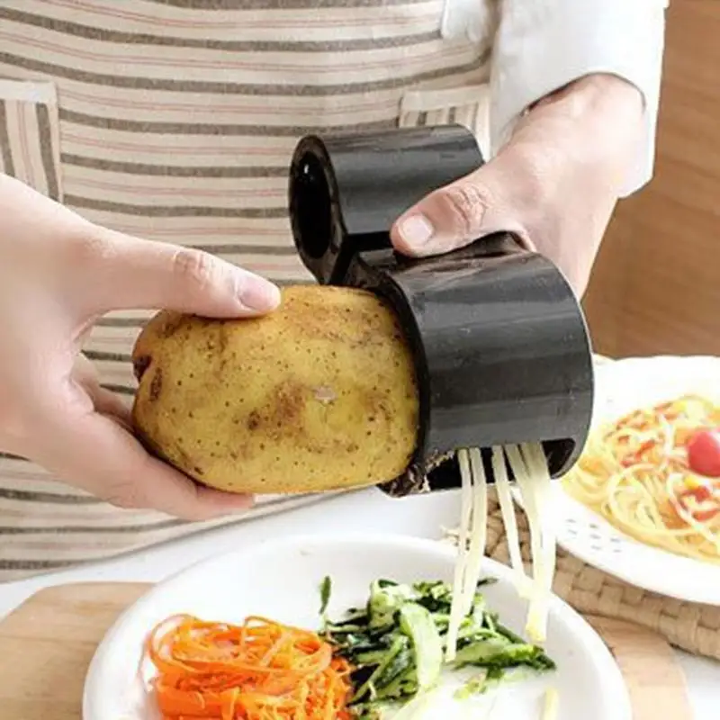 

Fruit Vegetables Spiral Grater Wire Cutter Plus Sharpener Double-head Pencil Sharpener Household Tools Kitchen accessories