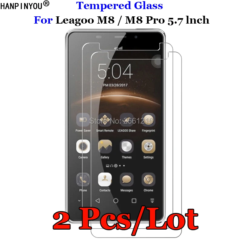 2 шт./лот для Leagoo M8 Pro закаленное стекло 9 H 2.5D Премиум Экран Защитная пленка M8/M8 5 7&quot