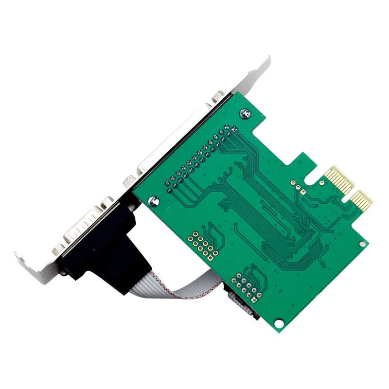 HOT RS232 RS 232 последовательный порт COM & DB25 принтер параллельный LPT к PCI E Express адаптер