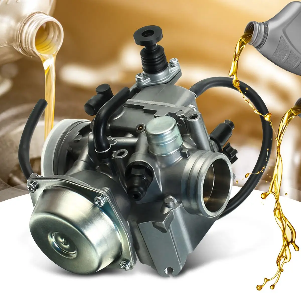 

1set 2018 Brand New ATV Zinc alloy Carburetor Carb for KAWASAKI KLF 300 1986-1995 1996-2005 BAYOU ATV ZZP-K300343-05