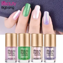 BEAUTYBIGBANG 9 мл оболочка проблесковый лак для ногтей Блестящий Блеск лак для ногтей лак для маникюра зеленый лак для ногтей