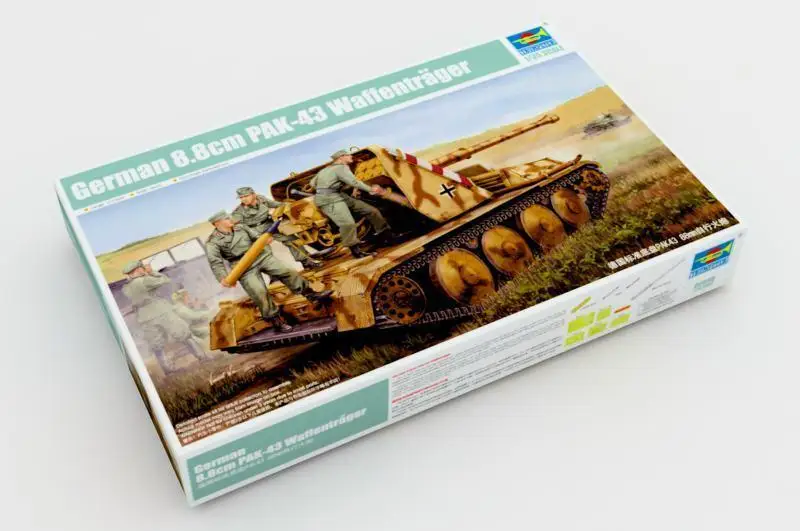 Самоходный пистолет для ваффентража модель Trumpeter 1/35 05550 немецкая 8 см размер Пак 43