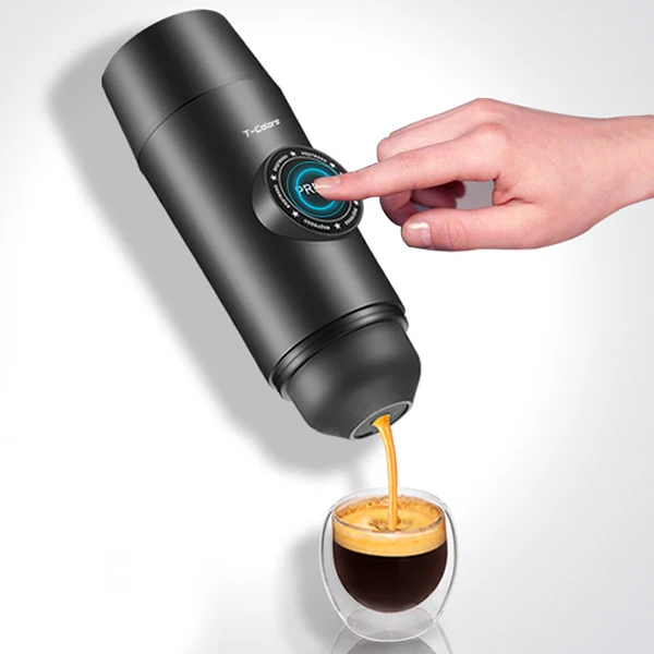 

Electric Portable Coffee Maker Mini Espresso Cafe Maker Handheld Pressure Espresso Capsule Coffee Machine Pressing Home Travel