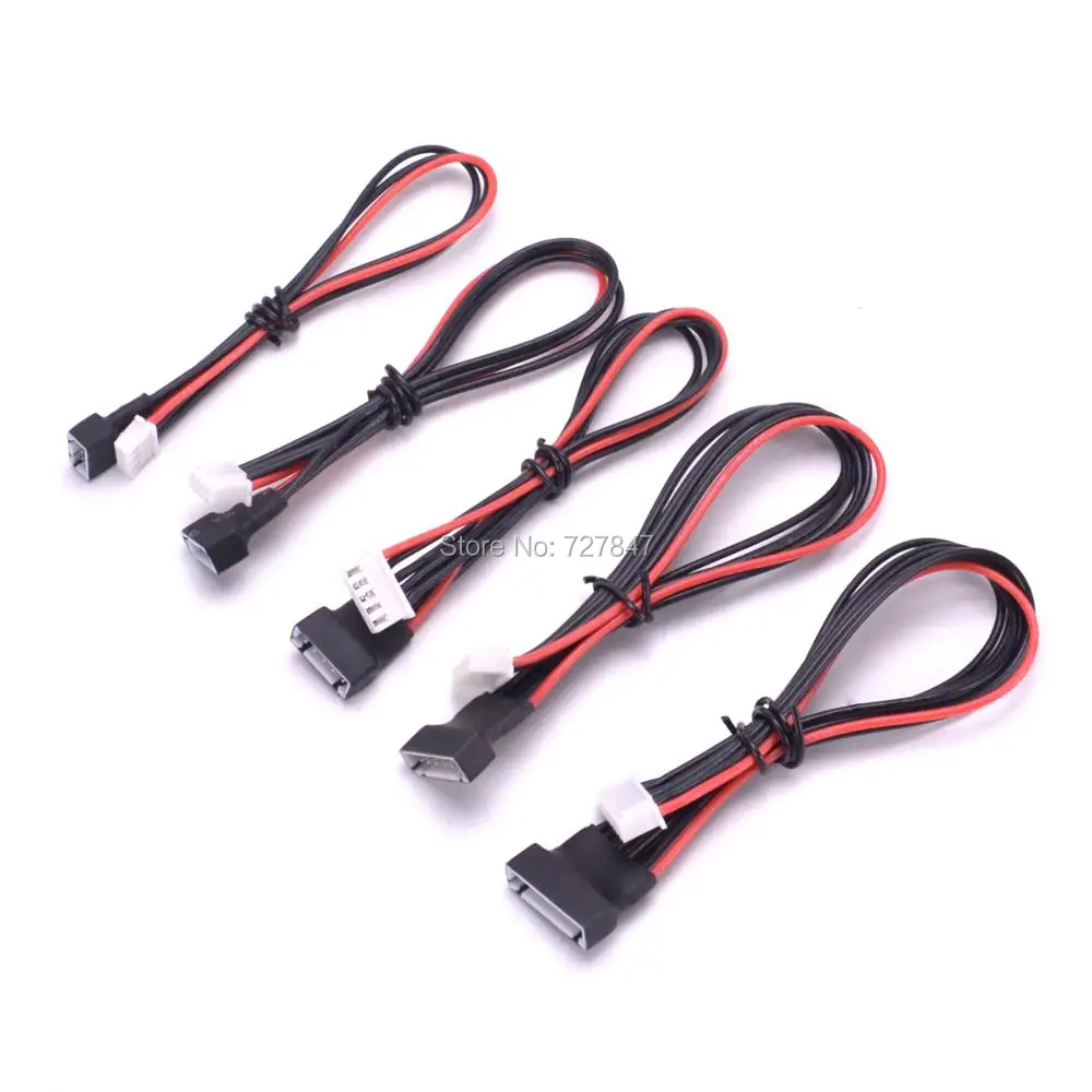 5 шт./лот JST XH 20 см 22AWG 2S 3S 4S 6S Lipo удлинитель провода зарядный кабель свинцовый шнур