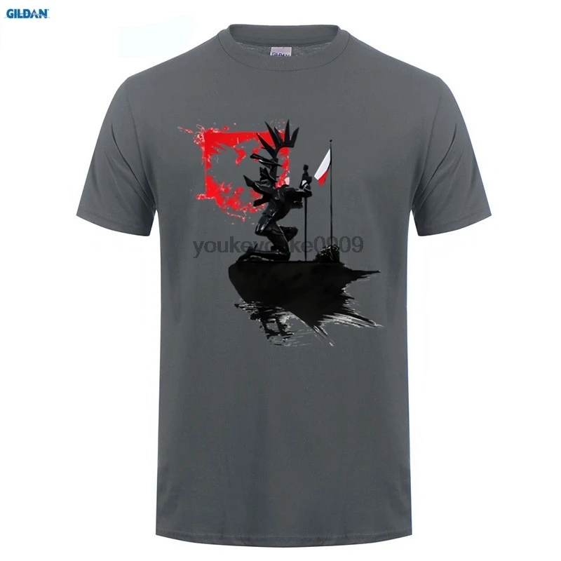 GILDAN Poland Hussar история футболка для взрослых крутой Топ мальчиков с короткими