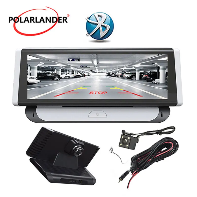 ADAS GPS навигация 1080P DVR Автомобильная камера 4G Bluetooth с двойным объективом 8 дюймов